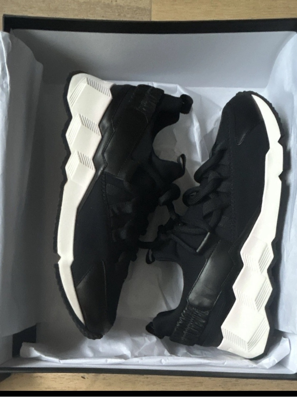 Pierre Hardy Black and White Women's Sneakers